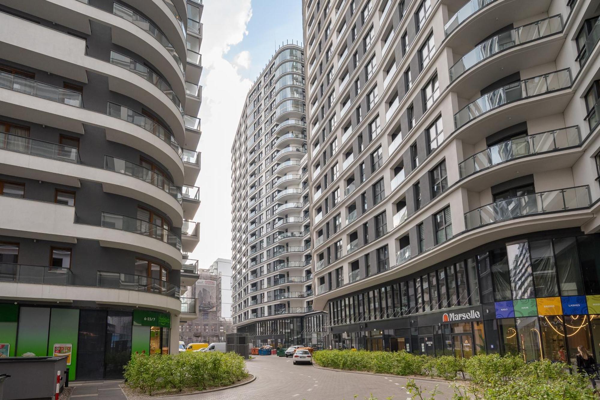 Bright Crystal Premium Apartment Warsaw Luaran gambar